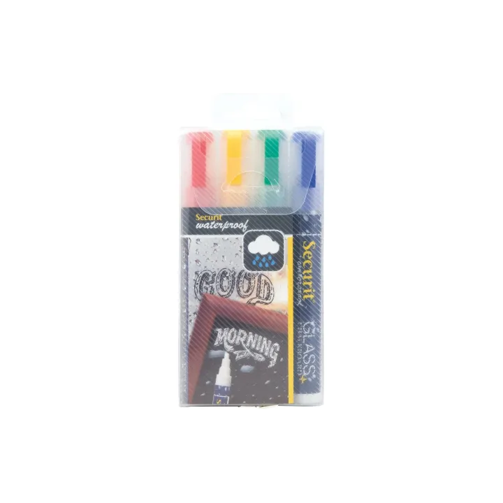 Securit Marqueur craie liquide 2-6 mm, Multicolore