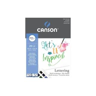 Canson Carnet de dessin 24 x 32 cm, 20 feuilles, Natural White