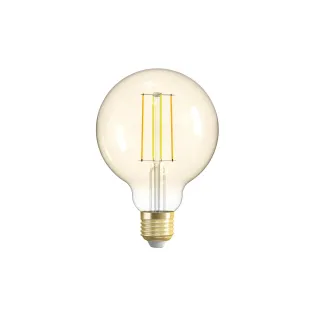 WOOX Ampoule WiFi Smart Bulb Filament E27, 4.9W, 2700K-6500K