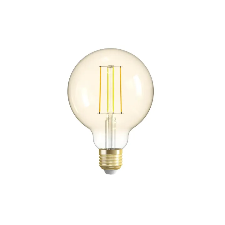 WOOX Ampoule WiFi Smart Bulb Filament E27, 4.9W, 2700K-6500K