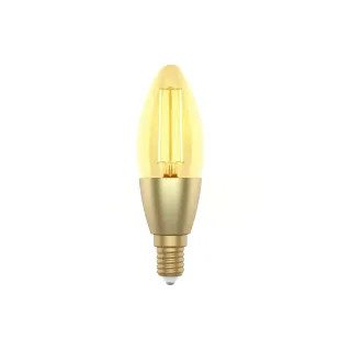 WOOX Ampoule WiFi Smart Bulb Filament E14, 4.9W, 2700K-6500K