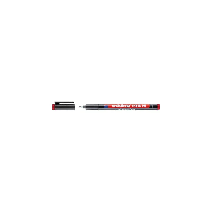 edding Marqueur indélébile OHP M, 1.0 mm, Rouge