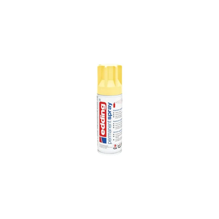 edding Acrylique en bombe 5200 200 ml, Jaune pâle