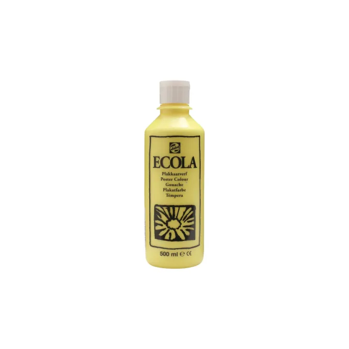 Talens Peinture pour affiche Ecola 500 ml, jaune citron