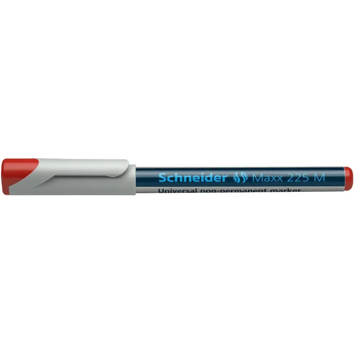 Schneider Marqueur indélébile OHP Maxx soluble dans leau Rouge, M