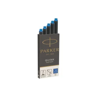 Parker Cartouche d’encre Quink Z 44 Bleu roi, 5 pièces