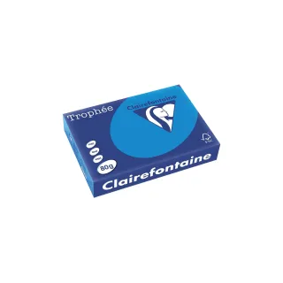 Clairefontaine Papier pour photocopie Trophée Colored Copy FSC A4, Bleu, 80 g-m²