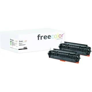 Freecolor Toner HP CC530, (2 pièces) noir