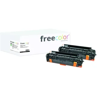 Freecolor Toner HP CE410 (2 pièces) noir
