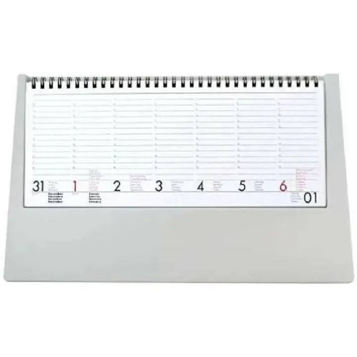 Büroline Socle du calendrier 33.1 x 19.9 cm Gris