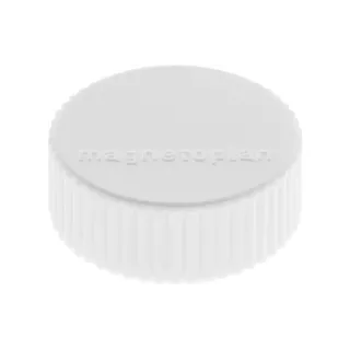 Magnetoplan Aimant Discofix Magnum O 3.4 cm Blanc, 10 Pièce-s