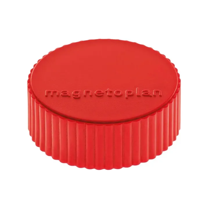 Magnetoplan Aimant Discofix Magnum O 3.4 cm Rouge, 10 Pièce-s