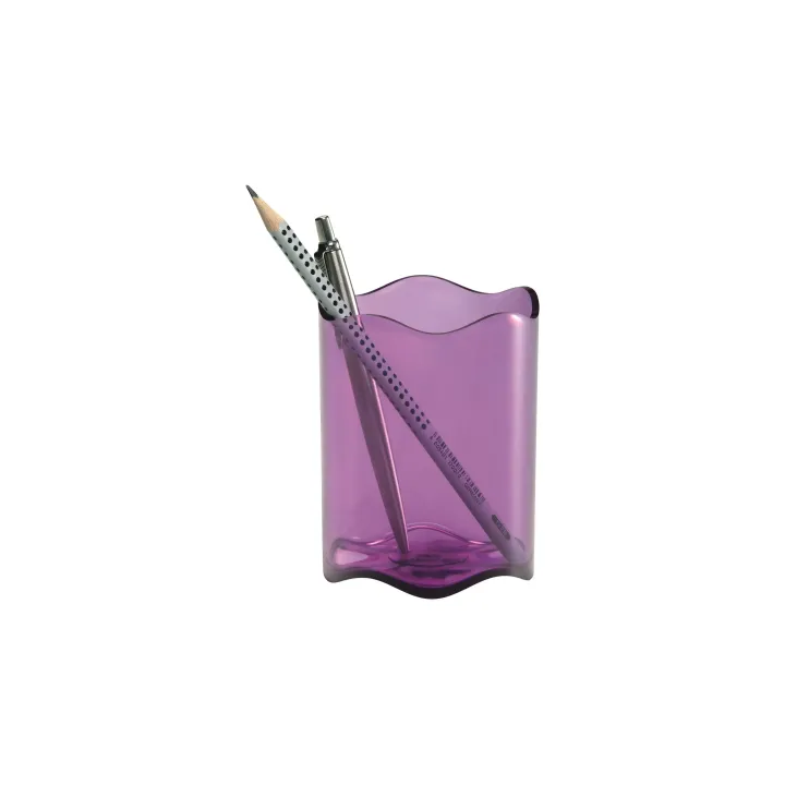 DURABLE Pot à crayons Trend Violet-Transparent