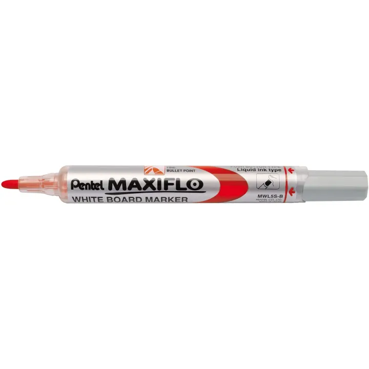 pentel Marqueur pour tableau blanc Maxiflo 2 mm Rouge, 1 pièce