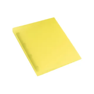 Kolma Classeur à anneaux Easy O 3 cm, Jaune-Transparent