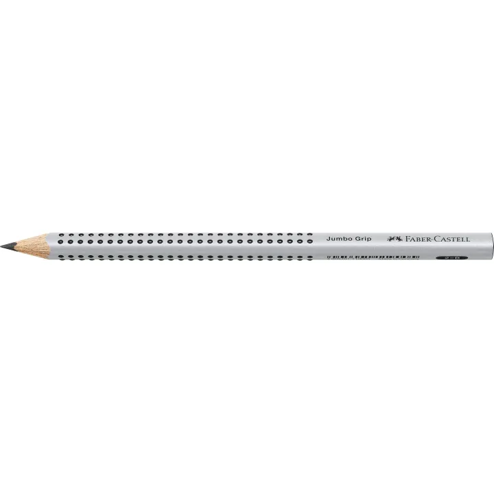 Faber-Castell Crayon Jumbo Grip 2001 B, argent