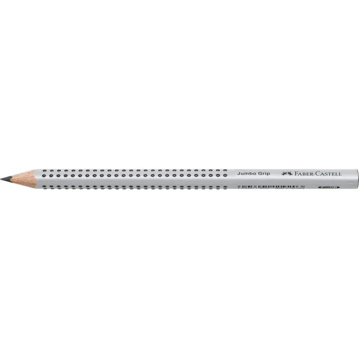 Faber-Castell Crayon Jumbo Grip 2001 HB, argent