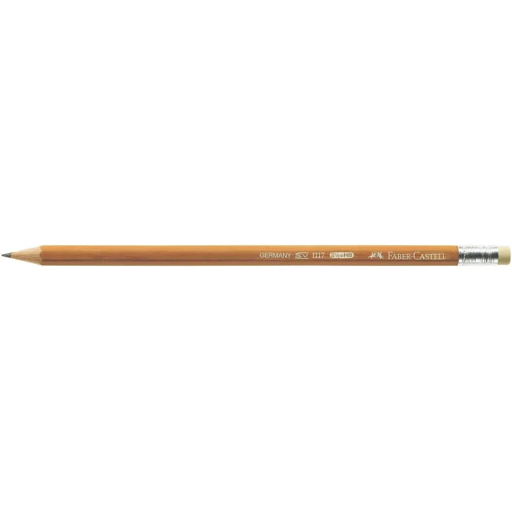 Faber-Castell Crayon Naturel 1117 HB, brun