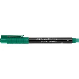 Faber-Castell Marqueur indélébile Multimarque F, vert