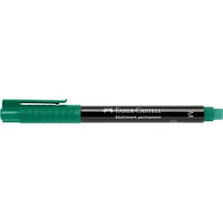 Faber-Castell Marqueur indélébile Multimarque M, vert