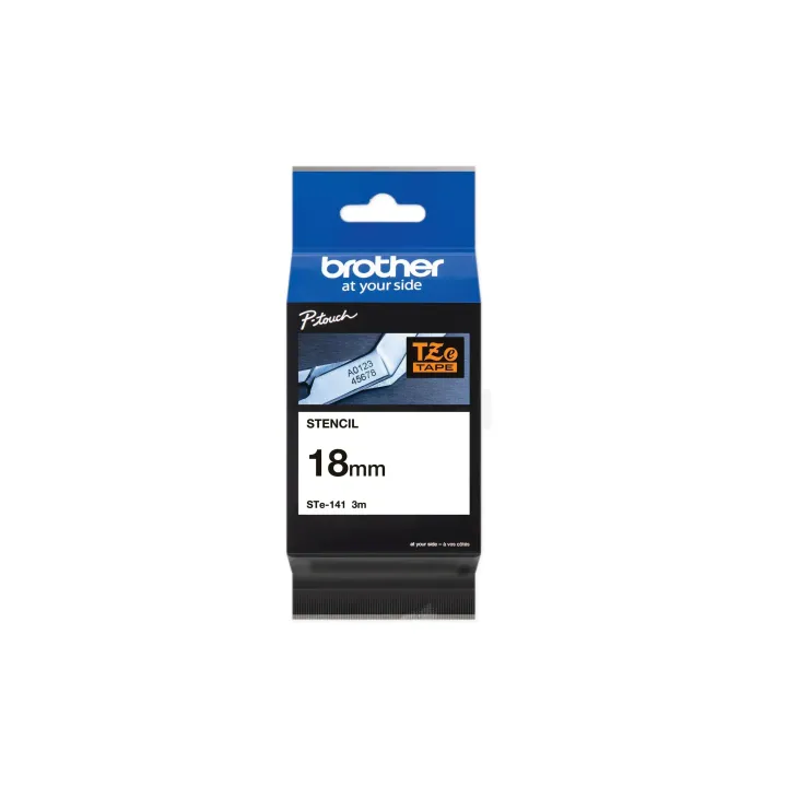 Brother STe-141 Bande de stencil Transparent sur Blanc