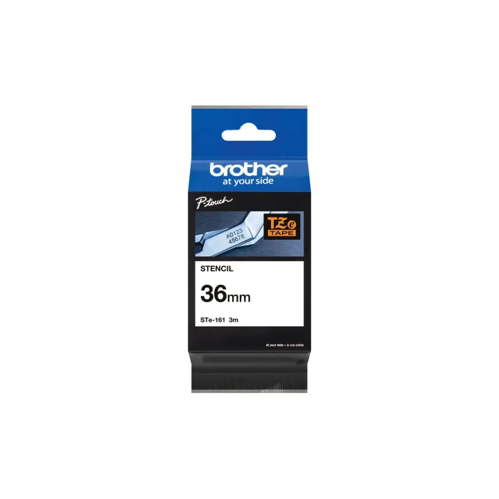 Brother STe-161 Bande de stencil Transparent sur Noir