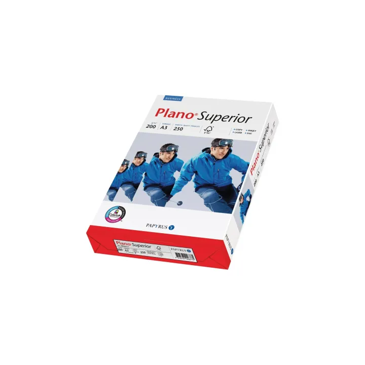 Plano Papier pour photocopie Superior A4, Extra-blanc, 200 g-m², 250 Feuille