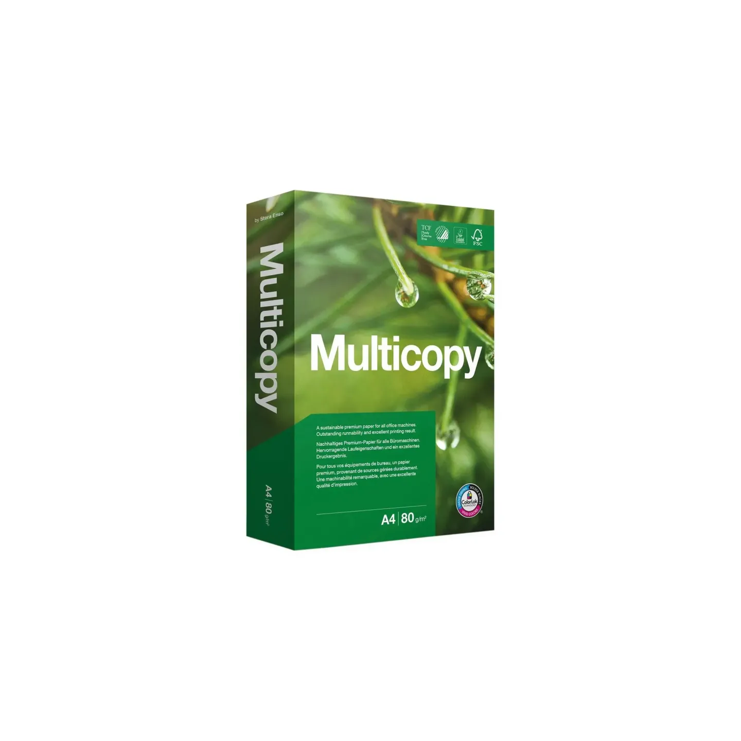 Multicopy Papier Pour Photocopie A4 Blanc 80 G M² 2500 Feuille 7453