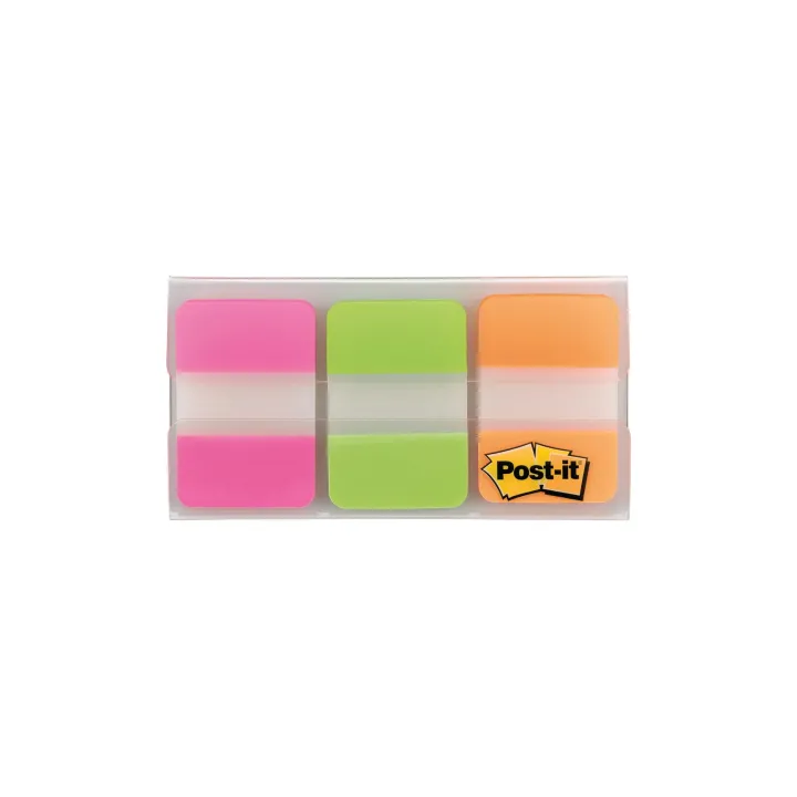 Post-it Marque-page Post-it Index 3 couleurs, 3 x 12 pièces