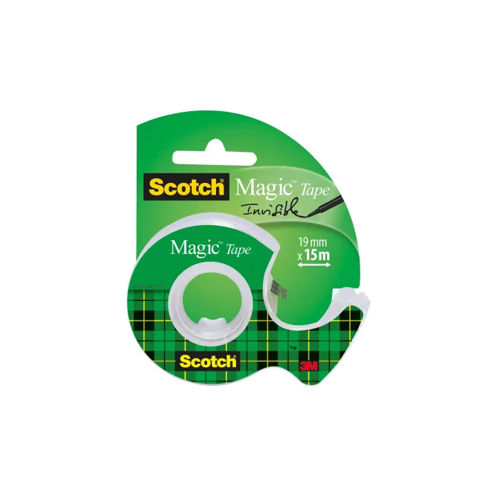 Scotch Dérouleur manuel Magic Tape 19 mm x 15 m