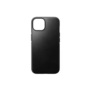 Nomad Coque arrière Modern Leather Horween iPhone 14 Plus Noir
