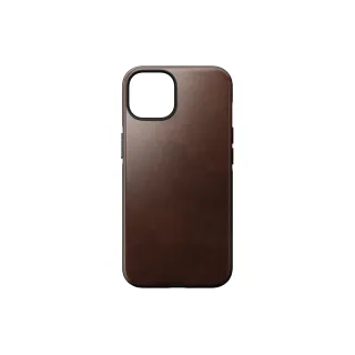 Nomad Coque arrière Modern Leather Horween iPhone 14 Brun