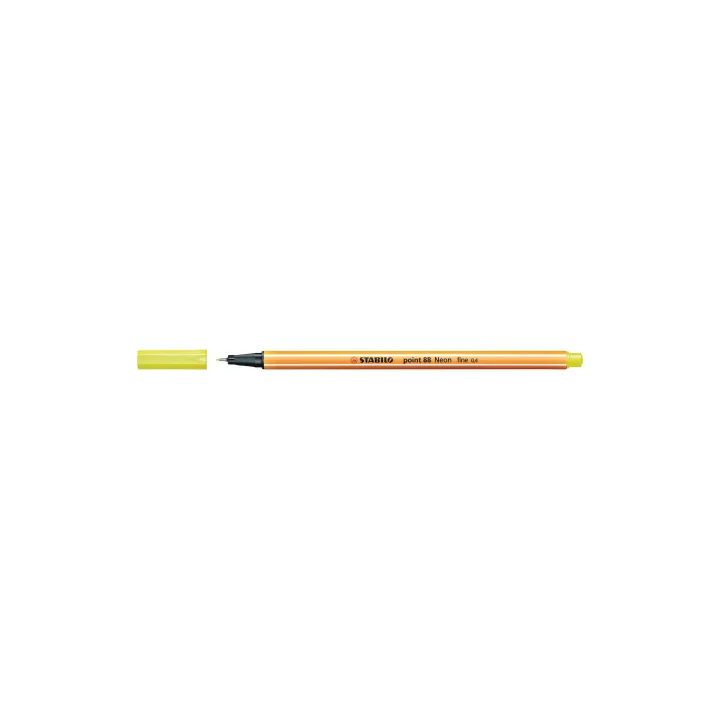 STABILO Fineliner point 88 Jaune fluo