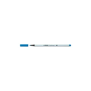 STABILO Feutres de coloriage Pen 68 brush Bleu foncé