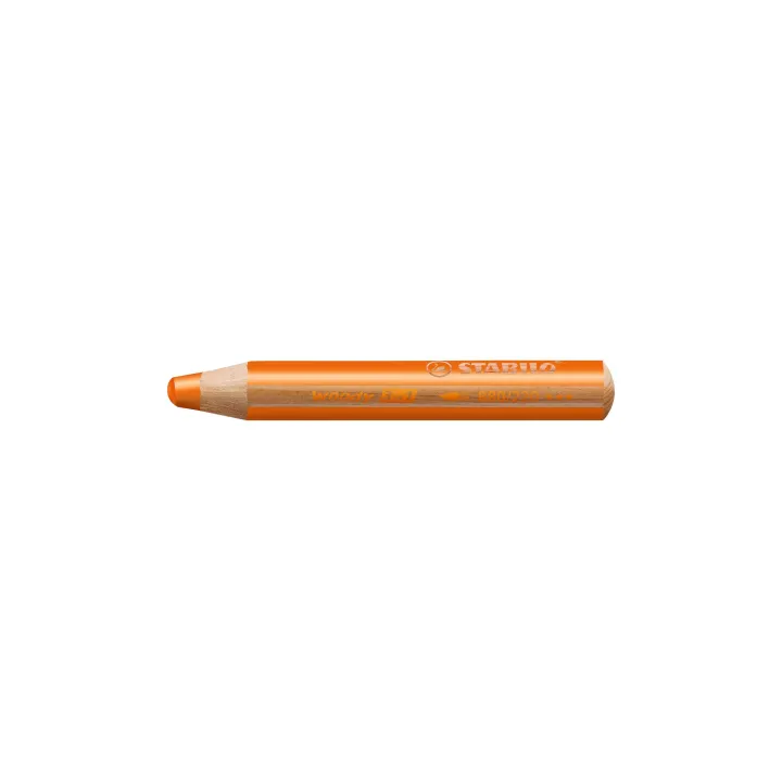 STABILO Crayons de couleur Woody 3 en 1 Orange