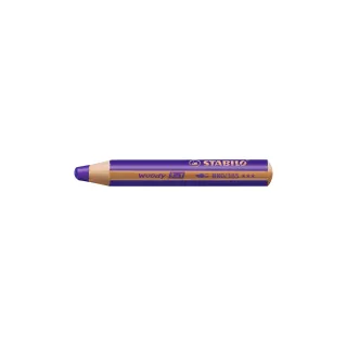 STABILO Crayons de couleur Woody 3 en 1 Violet