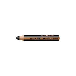 STABILO Crayons de couleur Woody 3 en 1 Noir