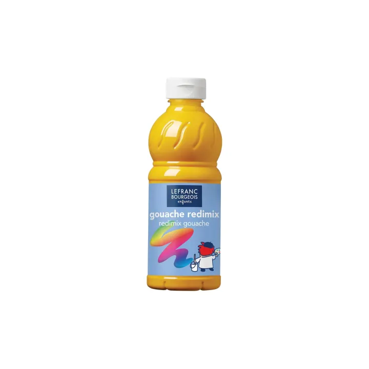 LEFRANC Peintures tempera Redimix 500 ml, jaune dor