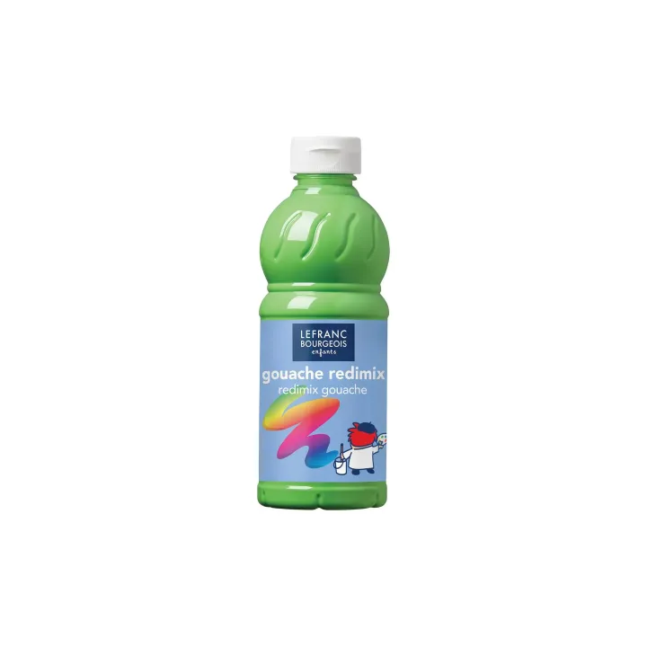 LEFRANC Peintures tempera Redimix 500 ml, Vert clair