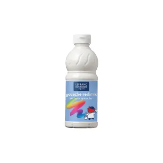 LEFRANC Peintures tempera Redimix 500 ml, Blanc