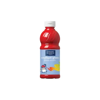 LEFRANC Peinture acrylique Glossy 500 ml, Rouge