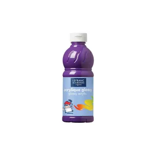 LEFRANC Peinture acrylique Glossy 500 ml, Violet