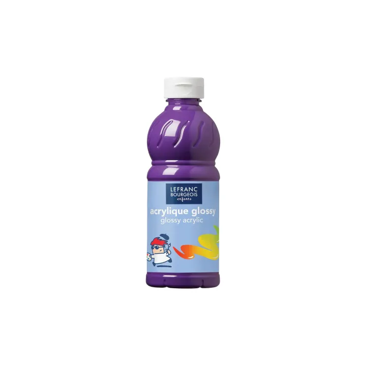 LEFRANC Peinture acrylique Glossy 500 ml, Violet