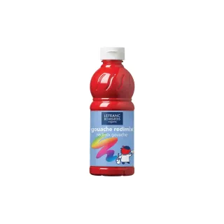 LEFRANC Peintures tempera Redimix 500 ml, Cheminée rouge