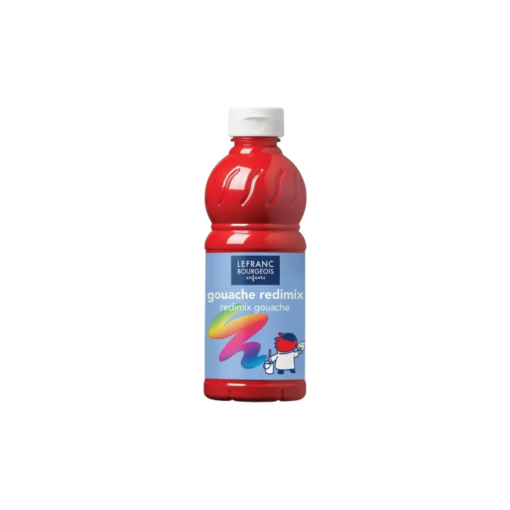 LEFRANC Peintures tempera Redimix 500 ml, Cheminée rouge