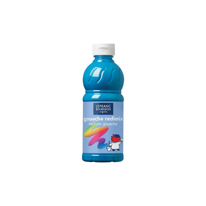 LEFRANC Peintures tempera Redimix 500 ml, Turquoise