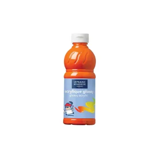 LEFRANC Peinture acrylique Glossy 500 ml, Orange