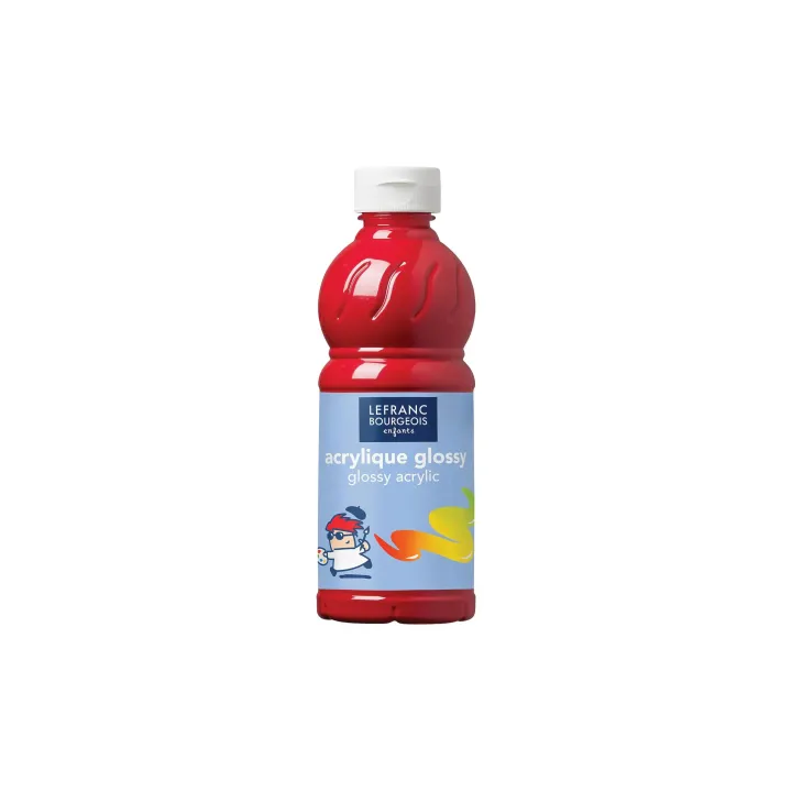 LEFRANC Peinture acrylique Glossy 500 ml, Magenta