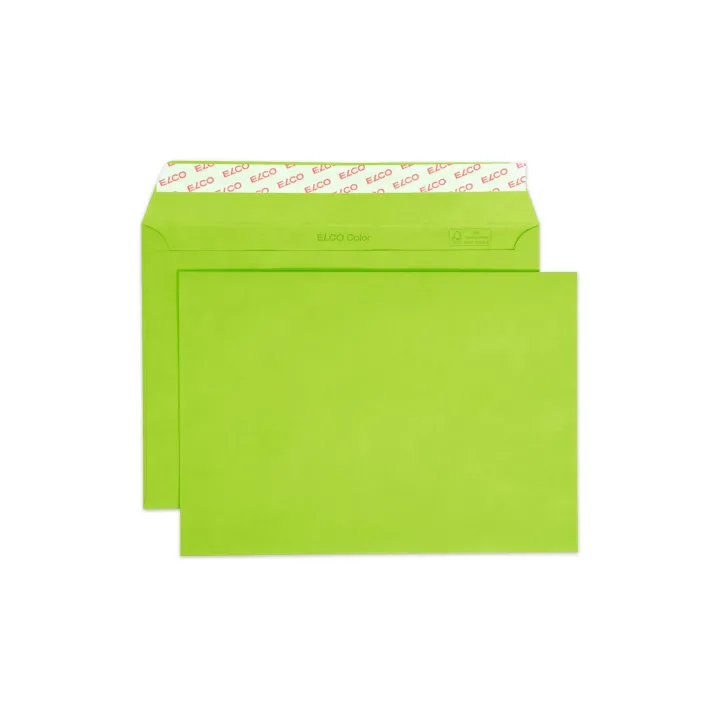 ELCO Enveloppe Color C5, vert, 250 Pièce-s