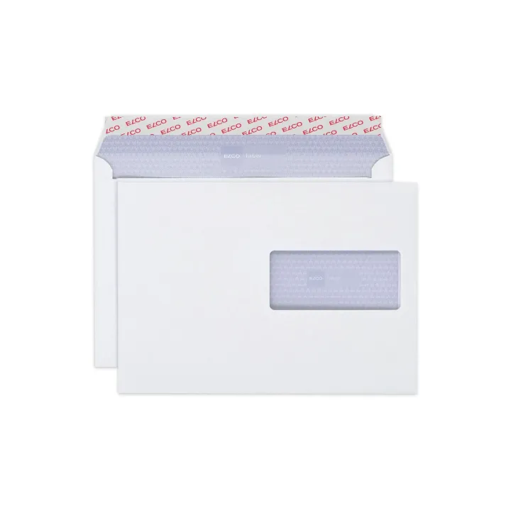 ELCO Enveloppe avec fenêtre Laser C5, Droite, 100 Pièce-s